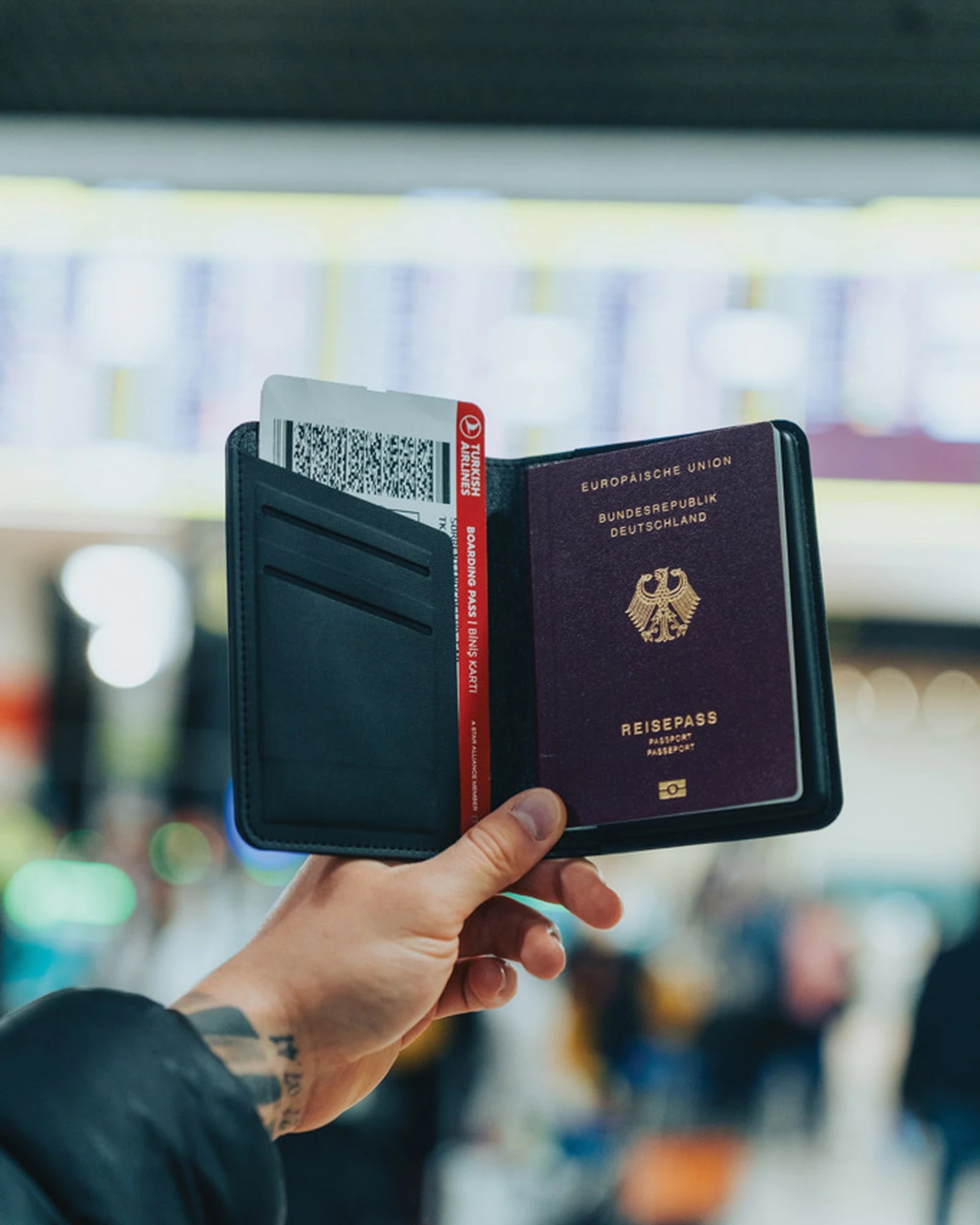 Promotional recycled polyester passport holder - 9