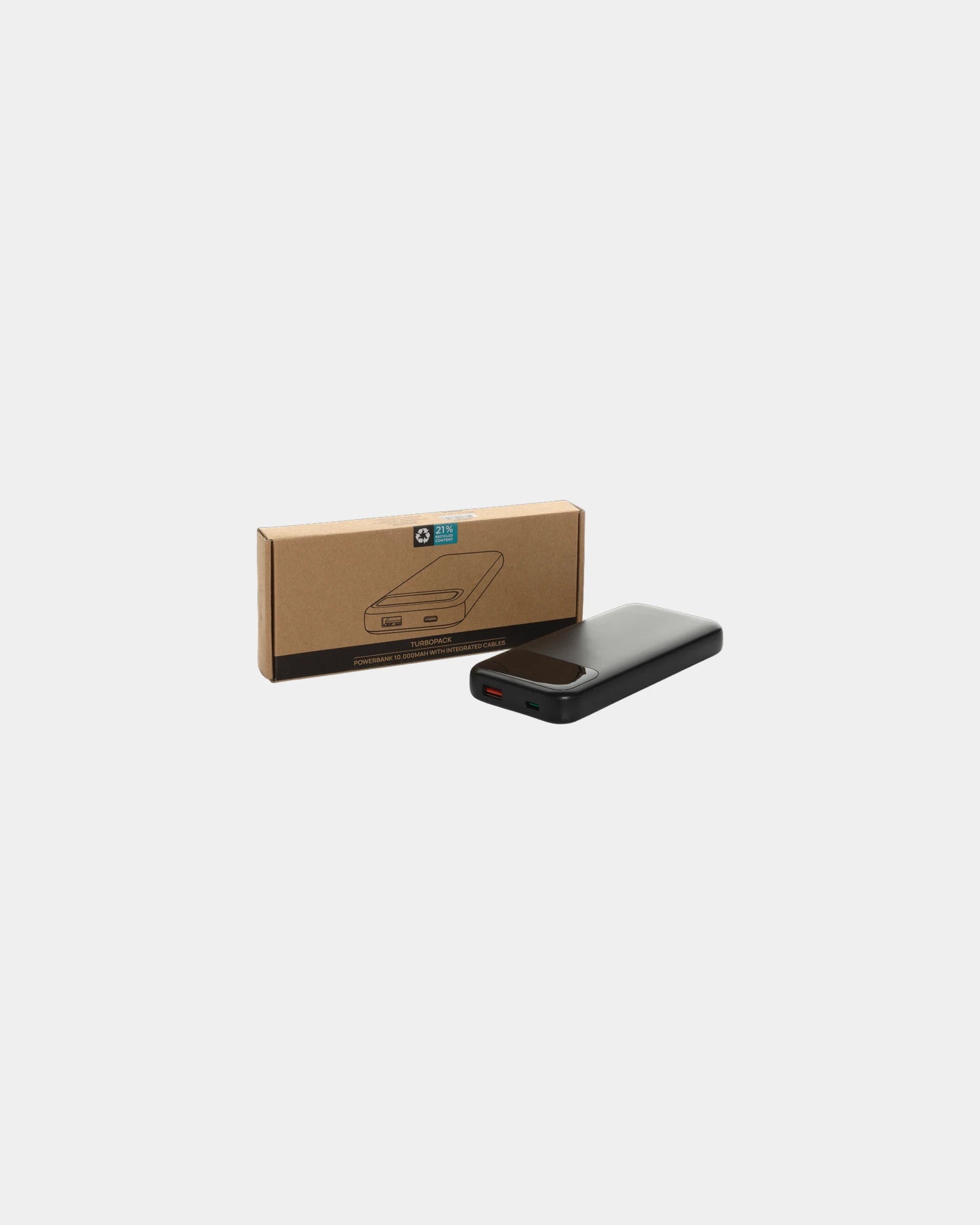 Custom 10,000mAh recycled power bank - 1