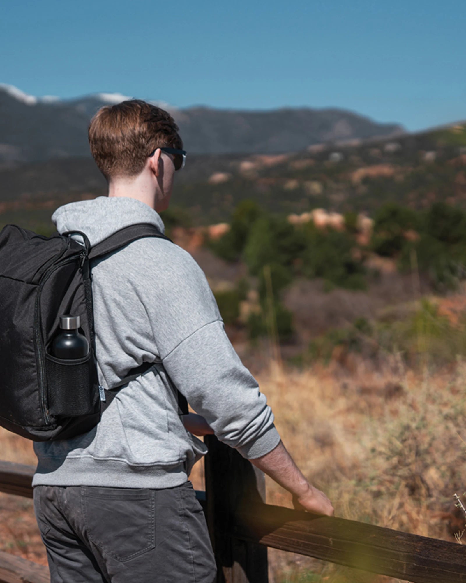 Custom rPET laptop backpack Swiss Peak AWARE™ - 7