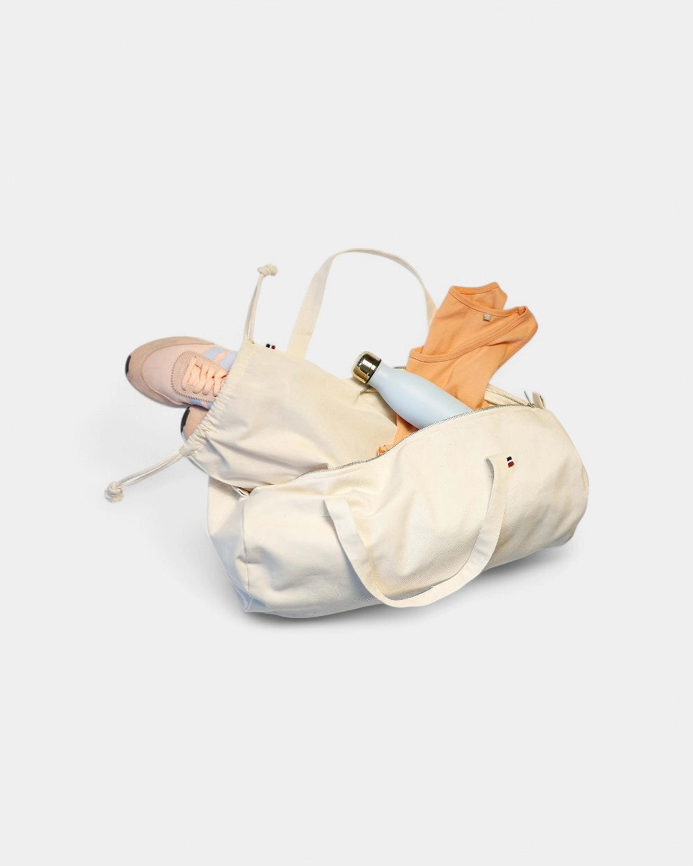 Customizable Organic Cotton Sports Bag