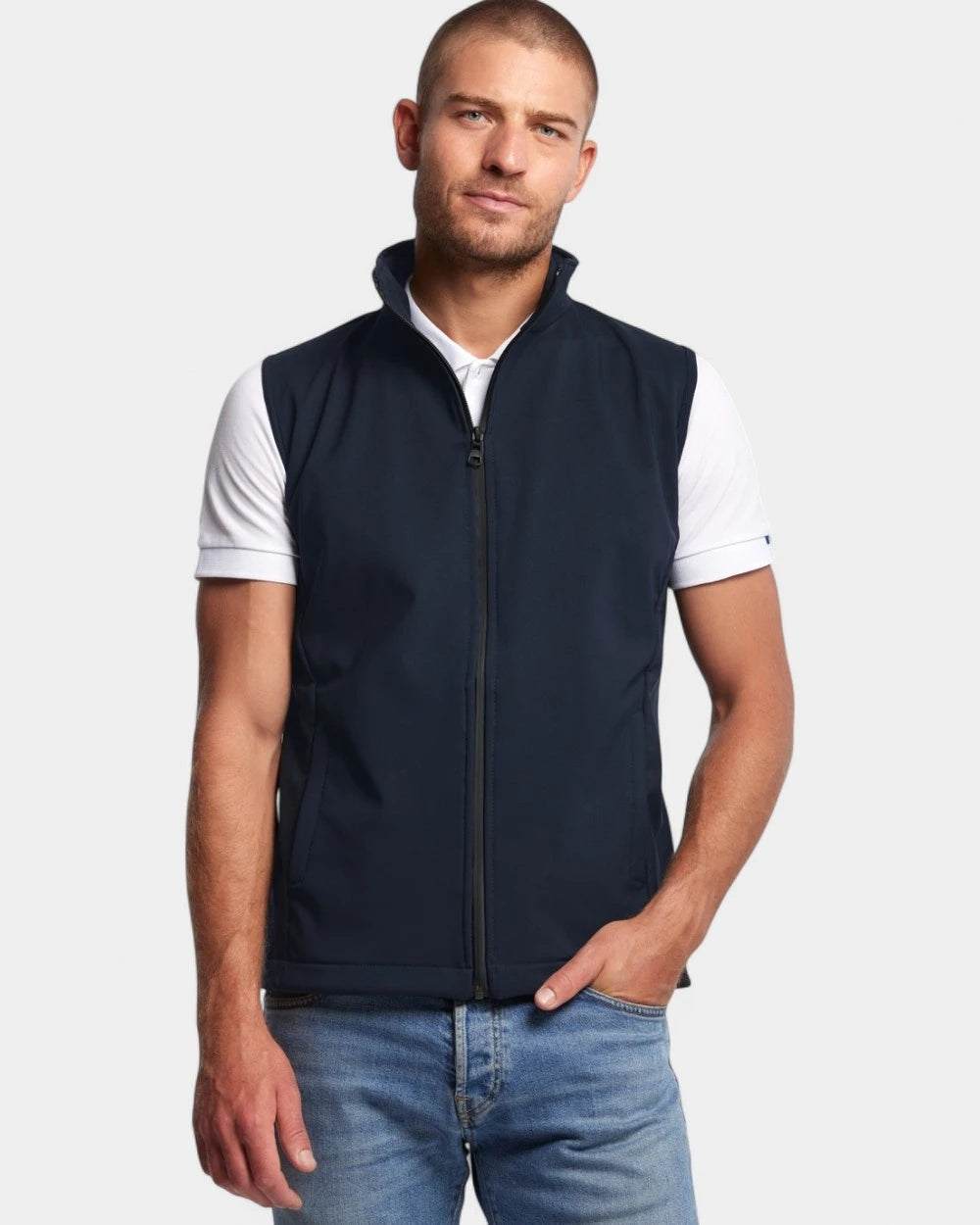 Men's Softshell Bodywarmer Made in France to Customize