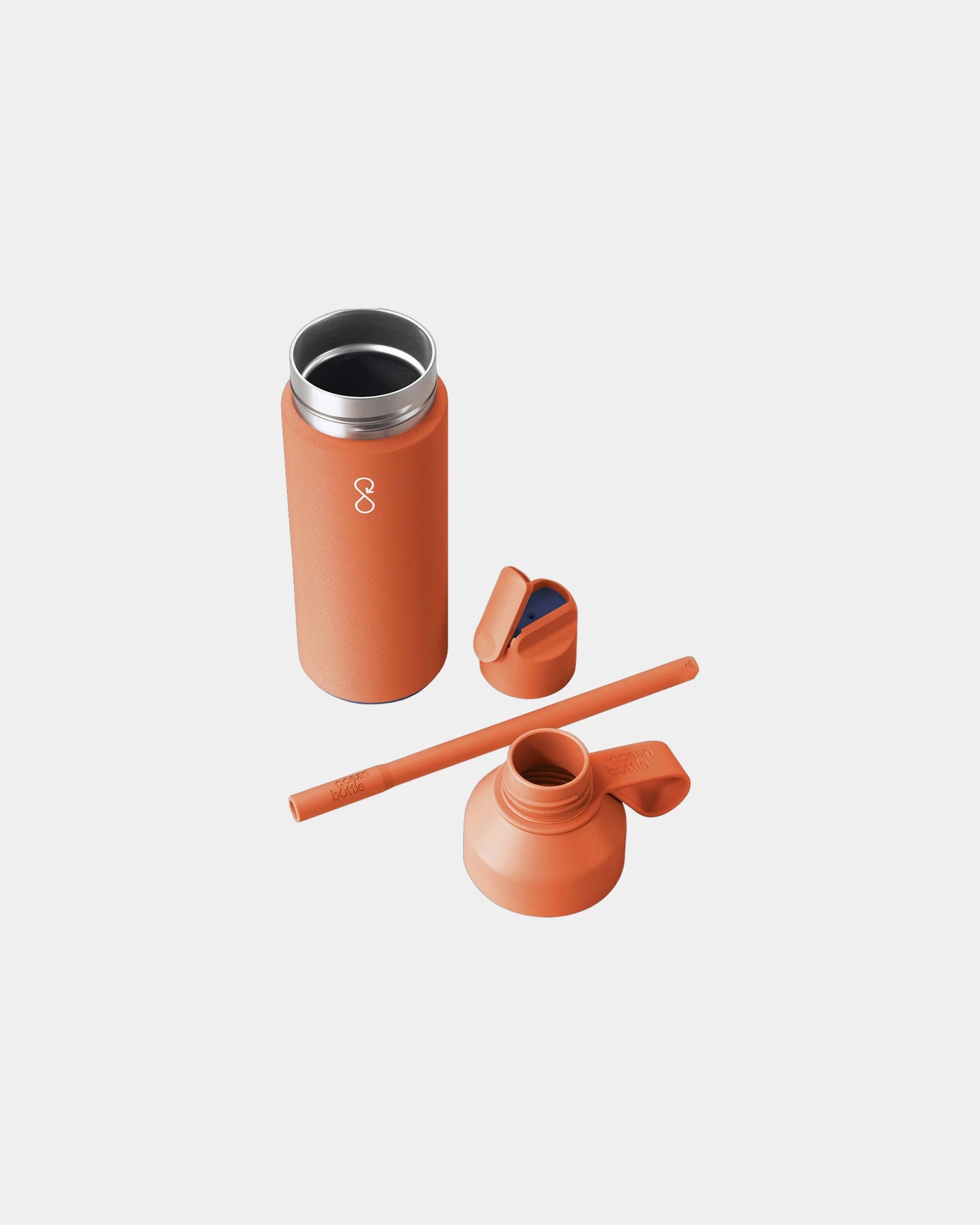 Custom insulated recycled stainless steel Ocean Bottle - 1