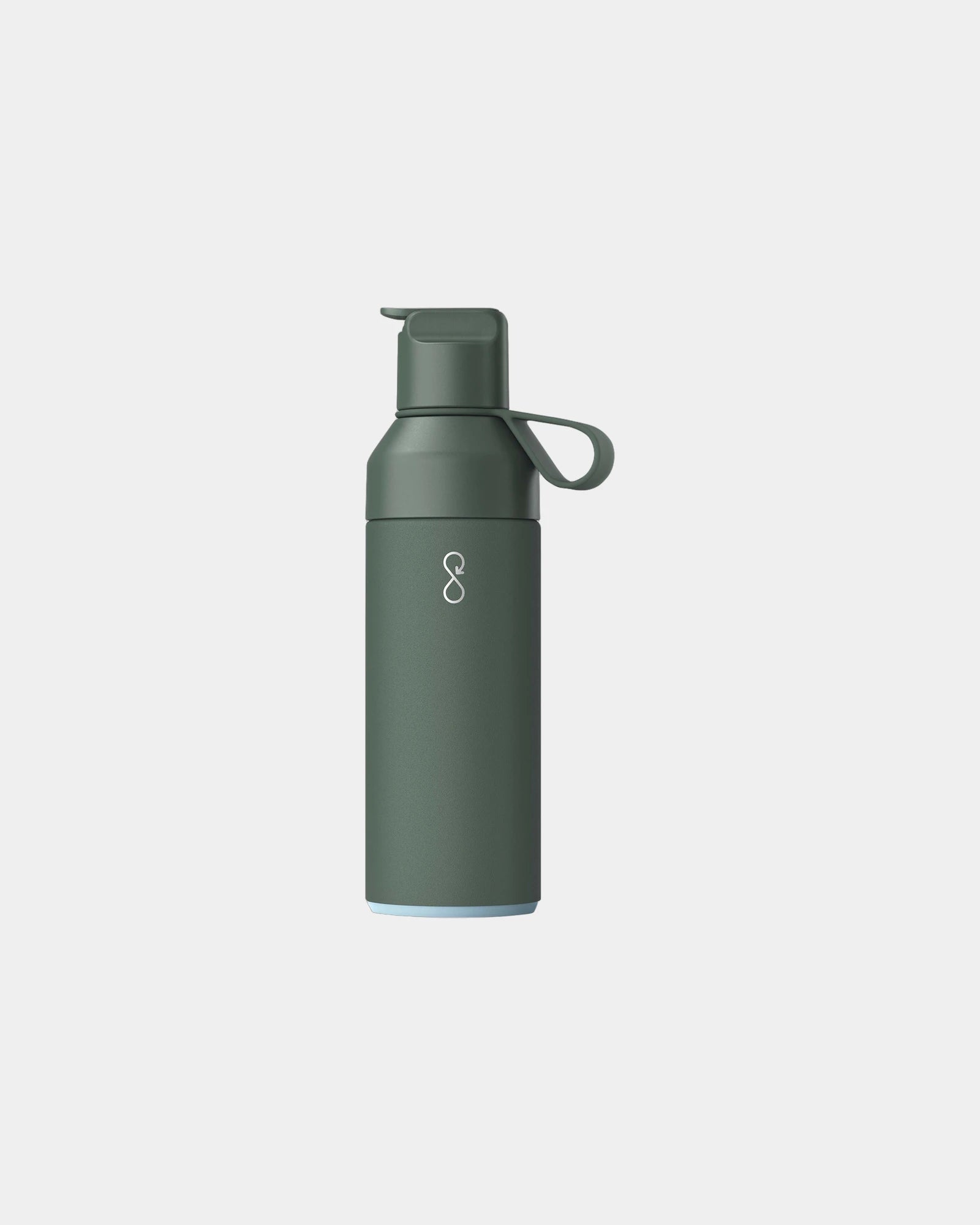 Custom insulated recycled stainless steel Ocean Bottle - Forest Green