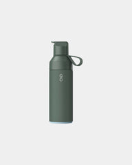 Custom insulated recycled stainless steel Ocean Bottle - Forest Green