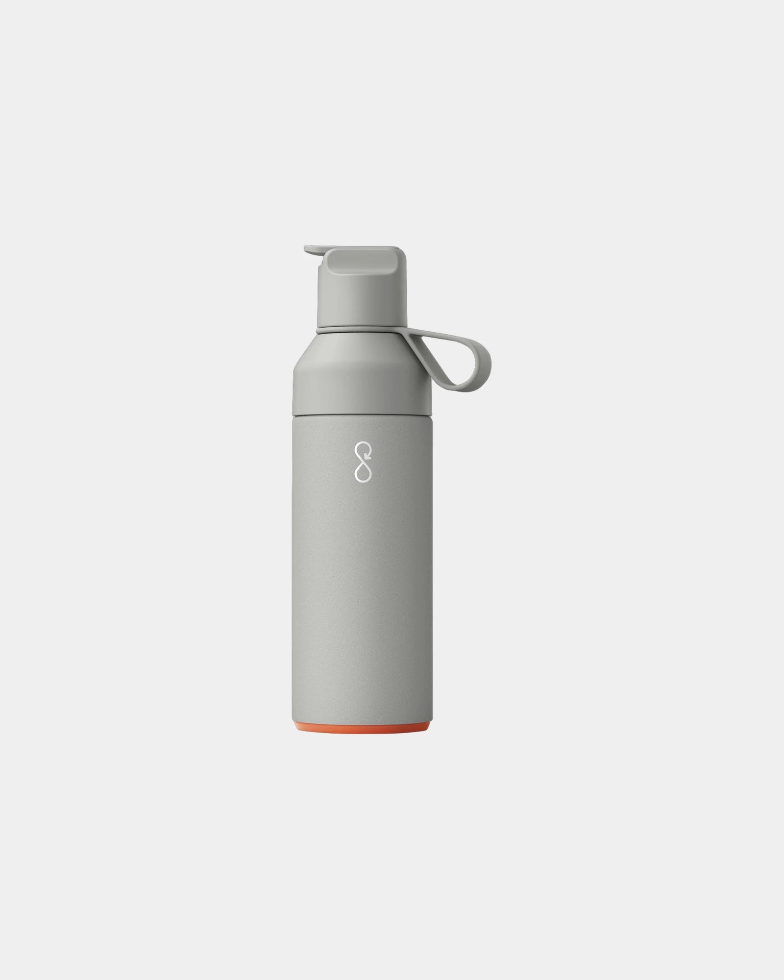 Custom insulated recycled stainless steel Ocean Bottle - Stone Grey