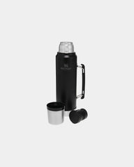 Custom insulated stainless steel drinkware bottle - Matte Black