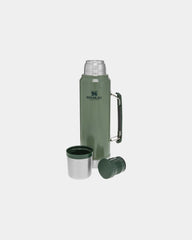 Custom insulated stainless steel drinkware bottle - Forest Green