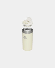 Custom insulated stainless steel travel mug 350ml - Cream