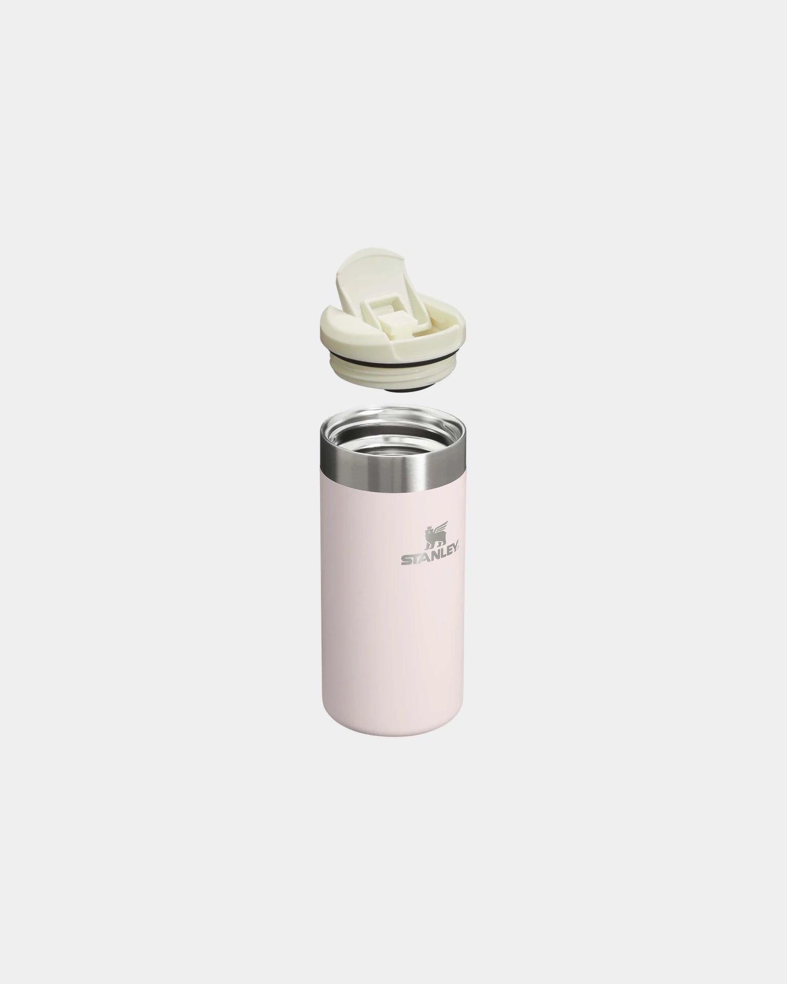 Custom insulated stainless steel travel mug 350ml - Light Pink
