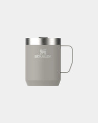 Promotional recycled stainless steel camping mug - Grey