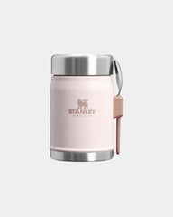 Promotional recycled stainless steel food jar 400ml - Light Pink