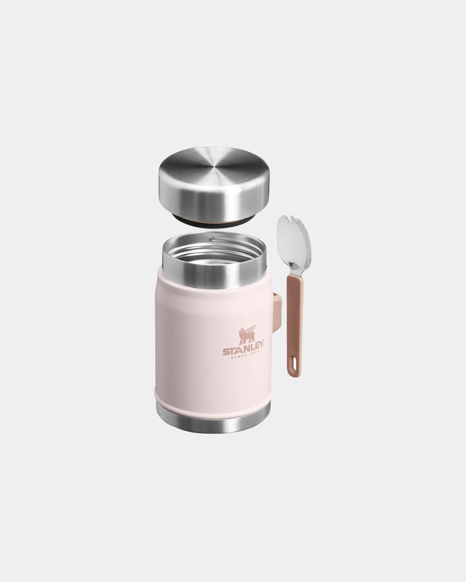 Promotional recycled stainless steel food jar 400ml - 1