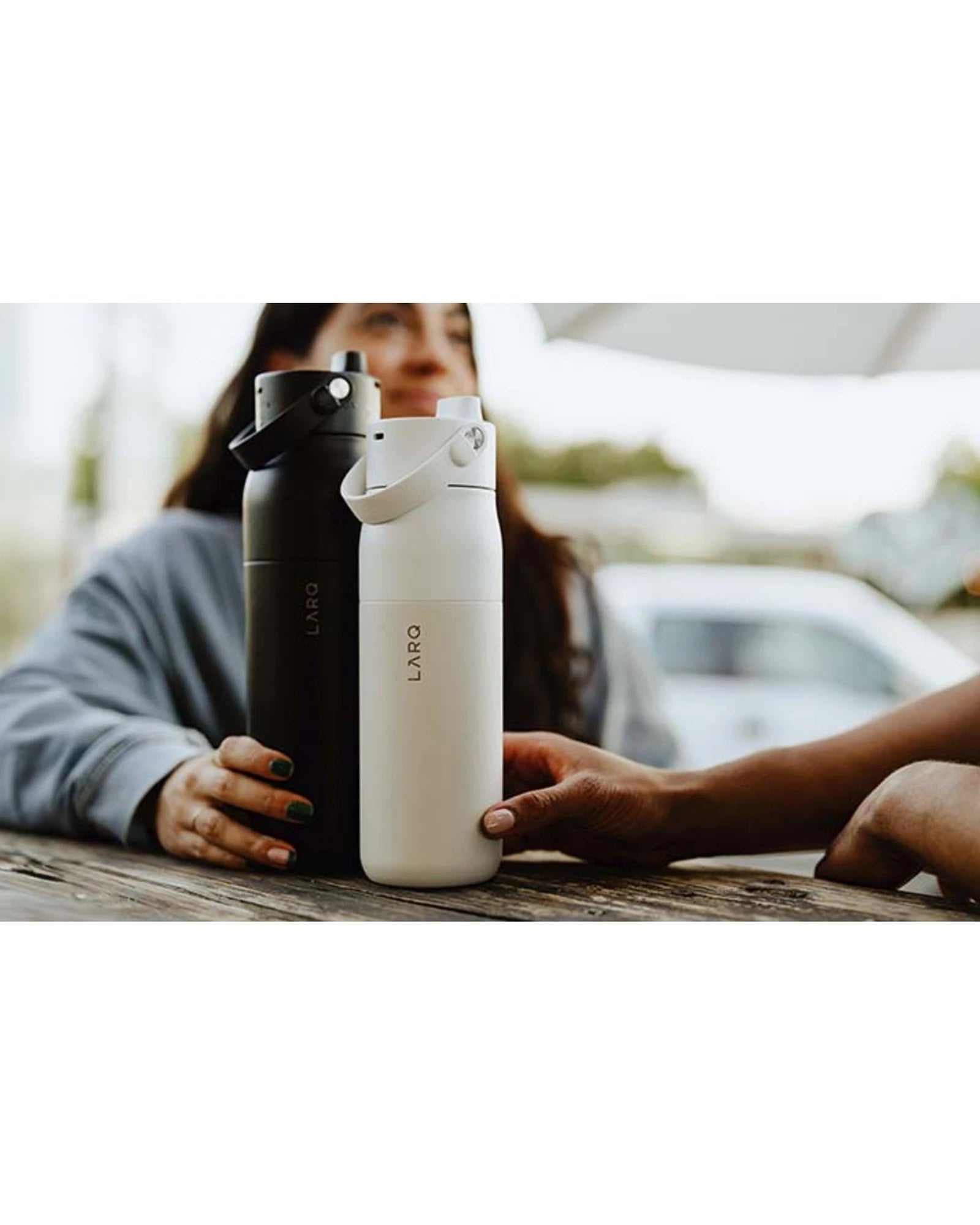 Custom eco-friendly stainless steel water bottle LARQ - 9