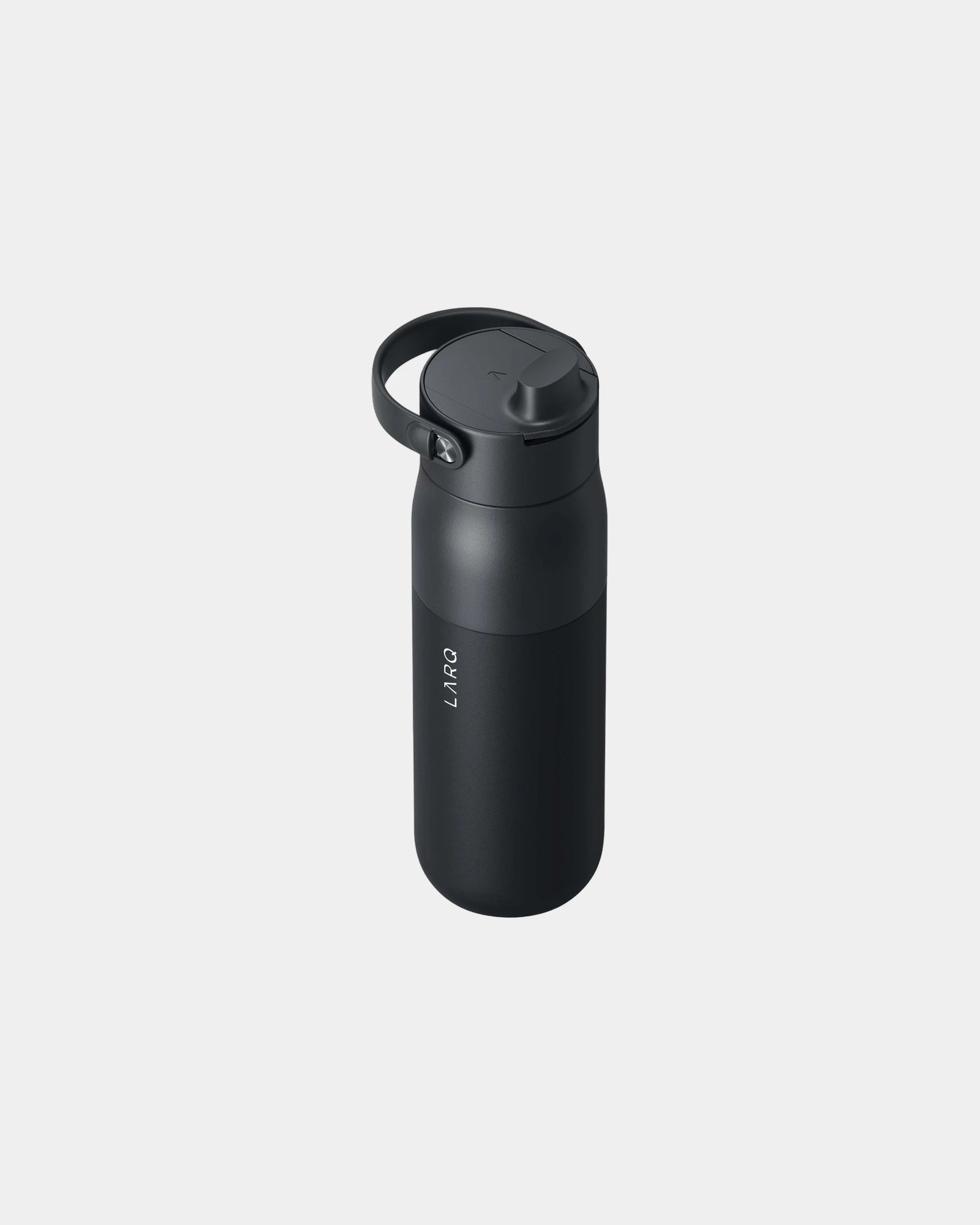 Custom insulated stainless steel water bottle LARQ Swig Top - Black