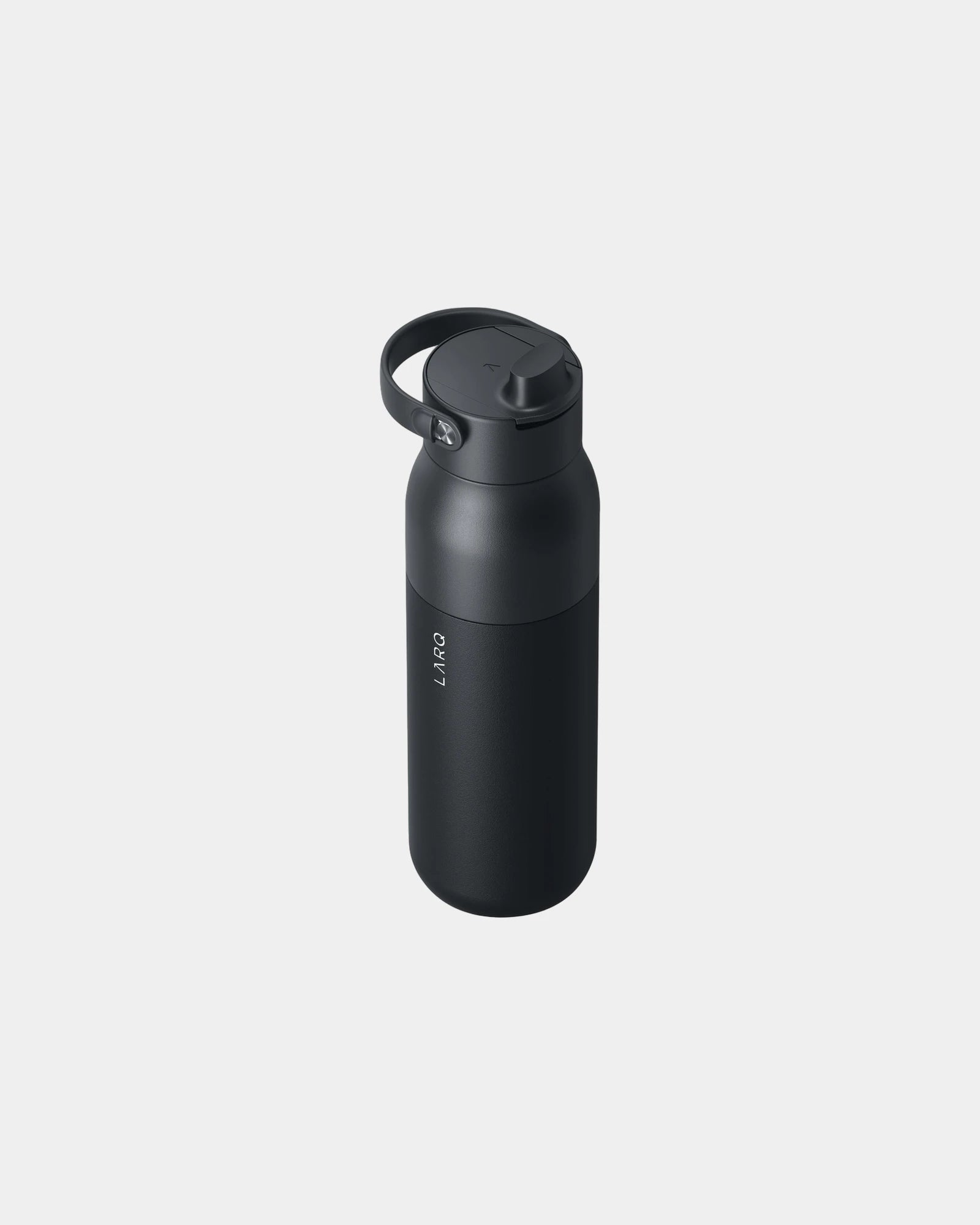 Custom insulated stainless steel water bottle LARQ Swig Top - Black