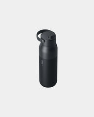 Custom insulated stainless steel water bottle LARQ Swig Top - Black