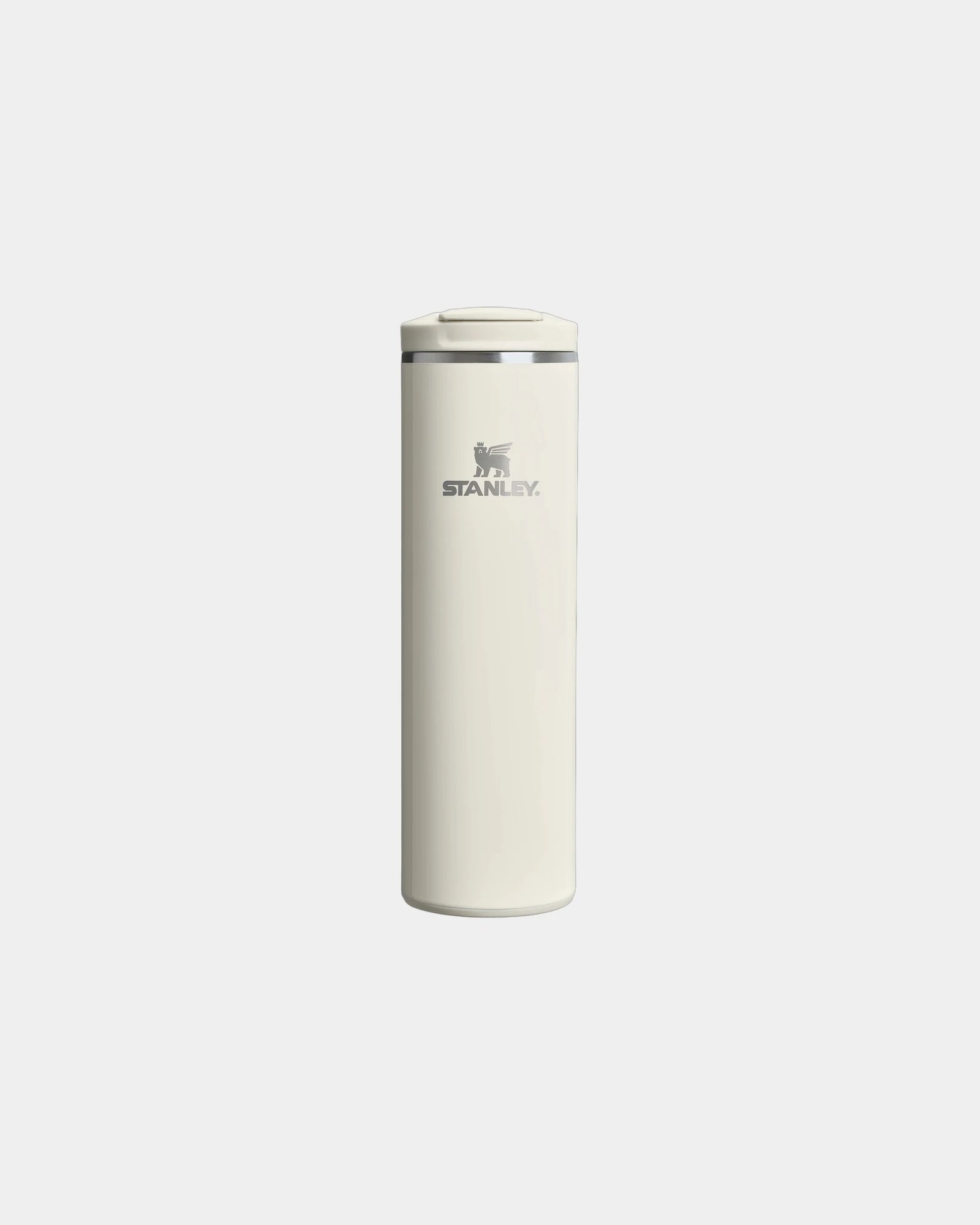 Promotional recycled stainless steel travel mug 470ml - Cream