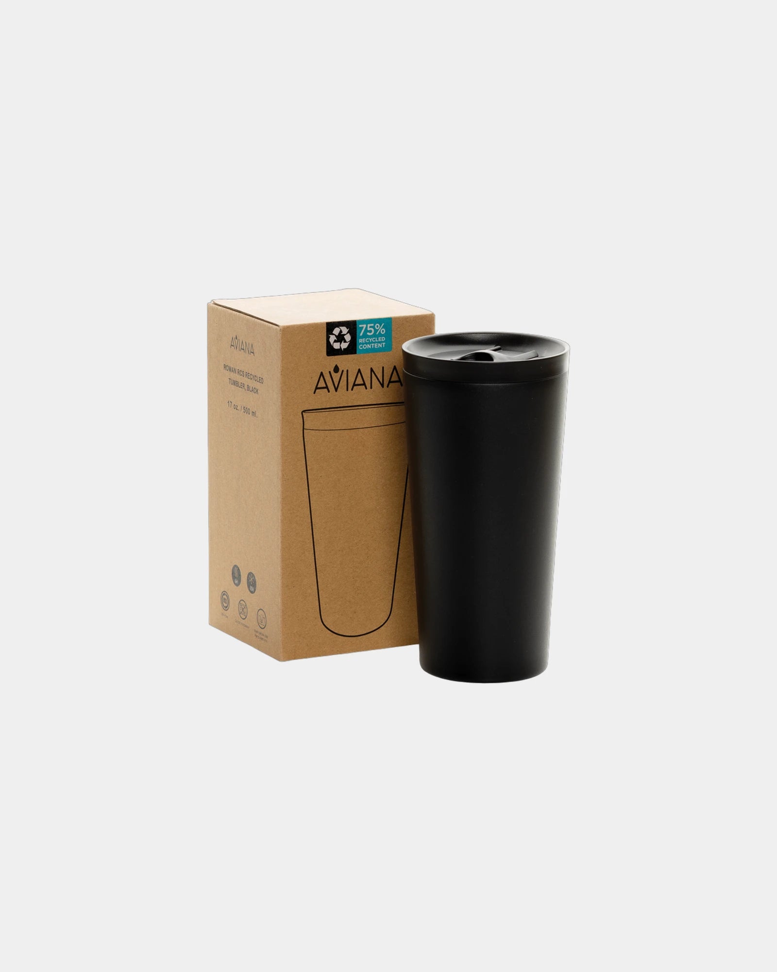 Promotional insulated recycled steel mug 500ml - 2