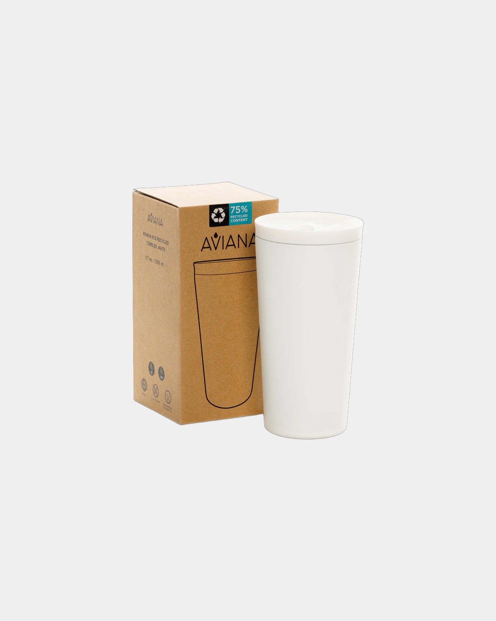 Promotional insulated recycled steel mug 500ml - 5