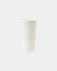 Promotional insulated recycled steel mug 500ml - White