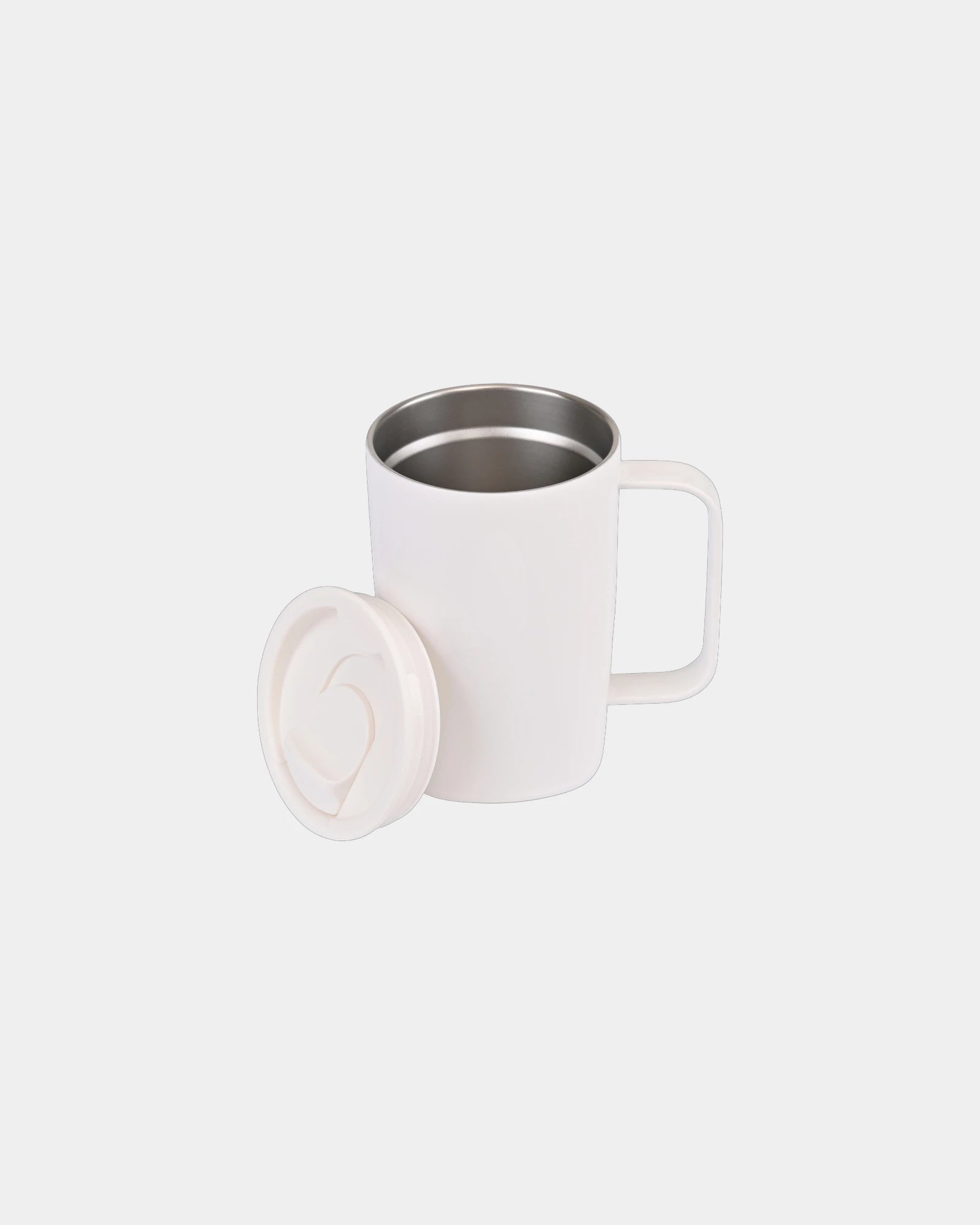 Custom insulated recycled steel mug 450ml Aviana Rowan - 8