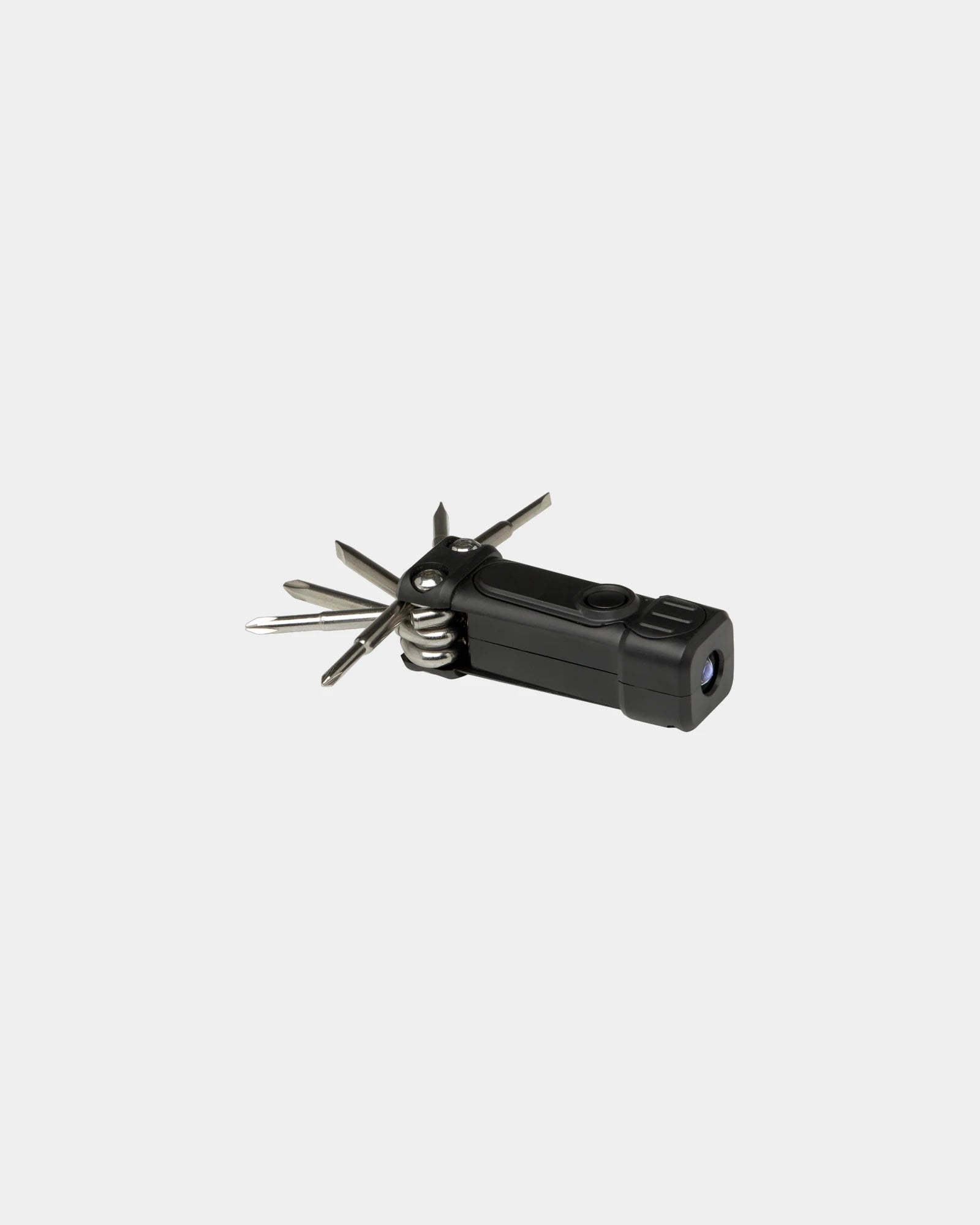 Promotional recycled plastic 8-in-1 screwdriver set - Black