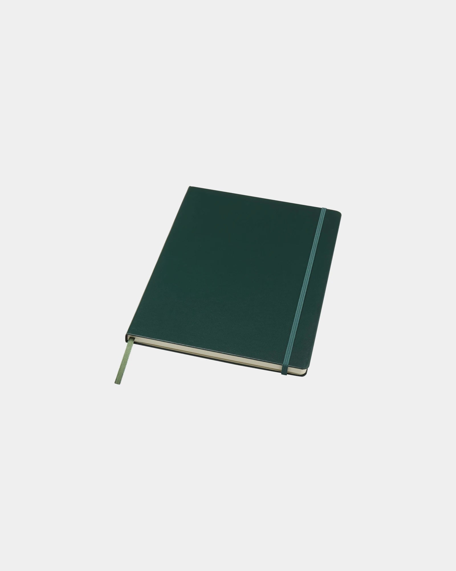 Custom A4 hardcover notebook with elastic closure - Green