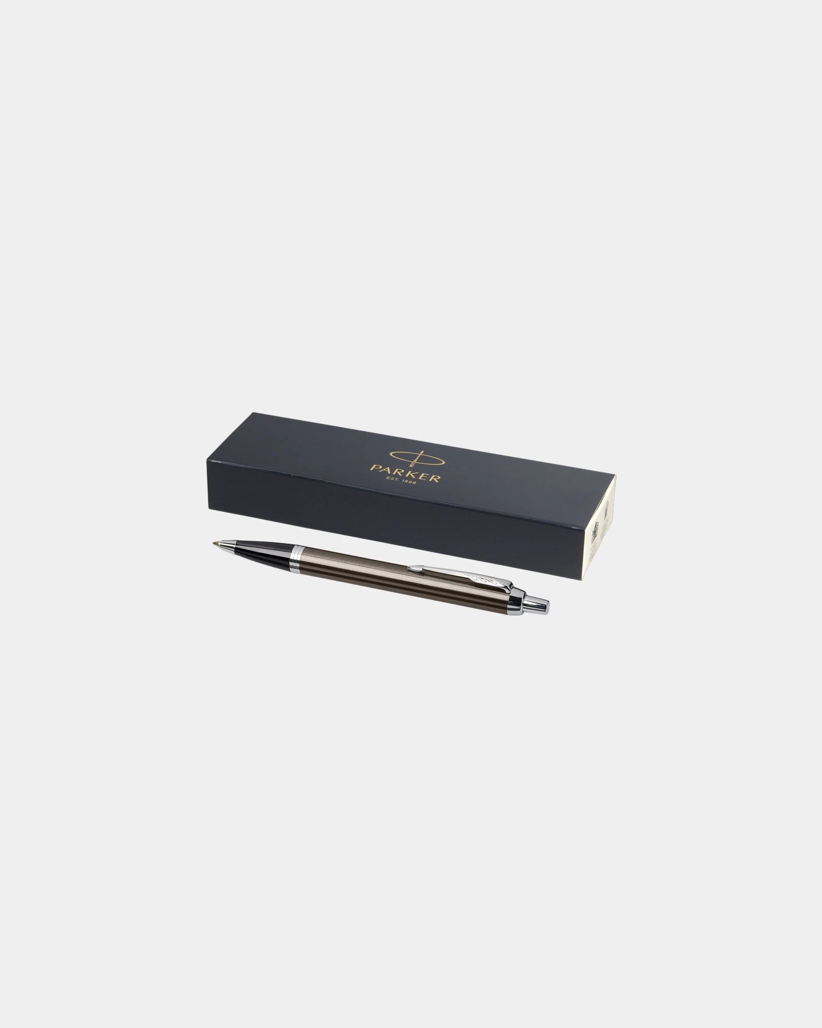 Custom eco-friendly Parker IM ballpoint pen - Espresso Brown