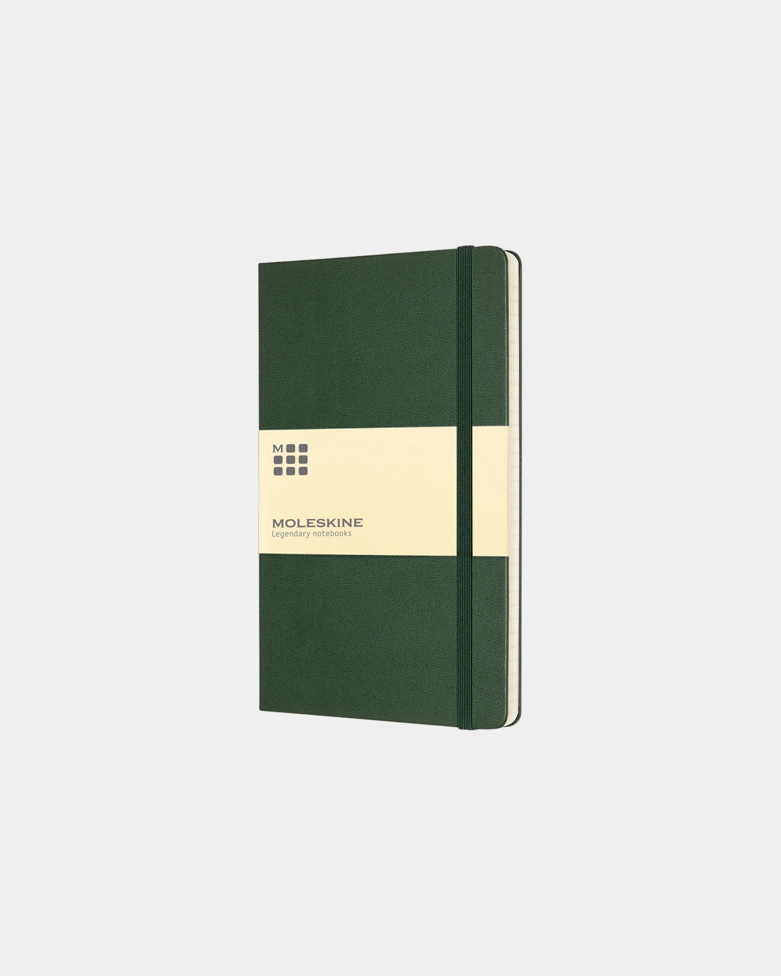 Custom eco-friendly Moleskine Classic L notebook - Myrtle Green