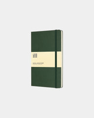 Custom eco-friendly Moleskine Classic L notebook - Myrtle Green
