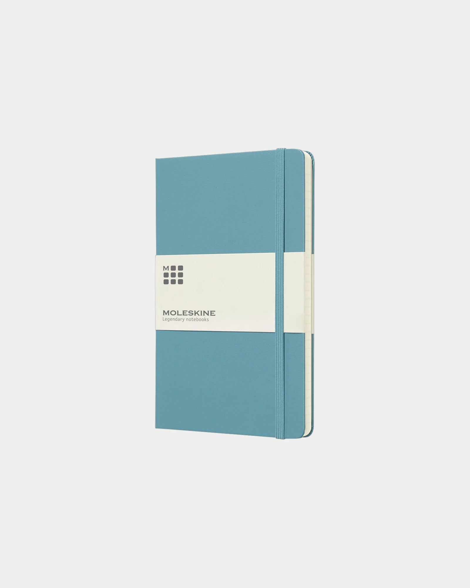 Custom eco-friendly Moleskine Classic L notebook - Reef Blue