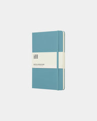 Custom eco-friendly Moleskine Classic L notebook - Reef Blue
