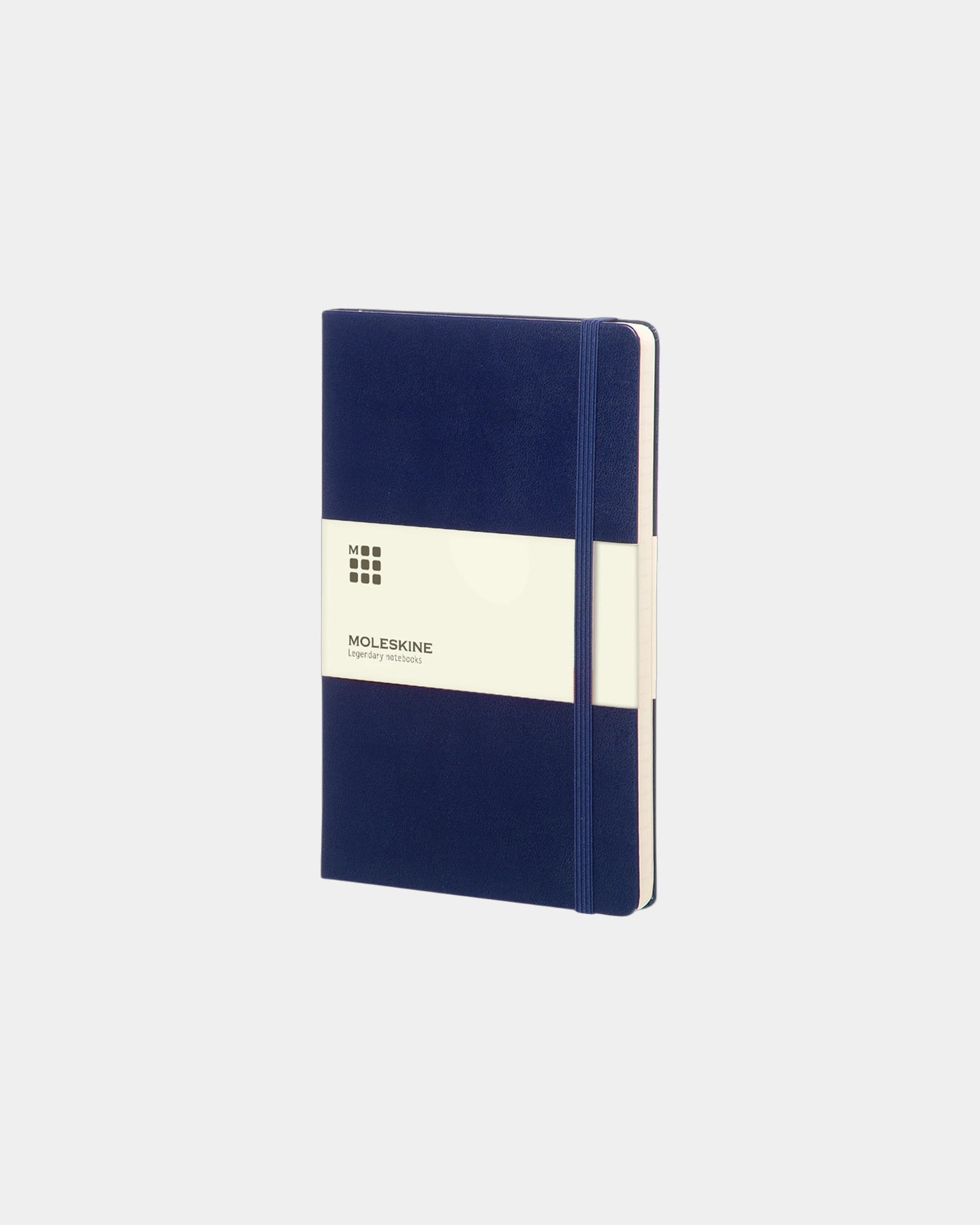 Custom eco-friendly Moleskine Classic L notebook - Prussian Blue