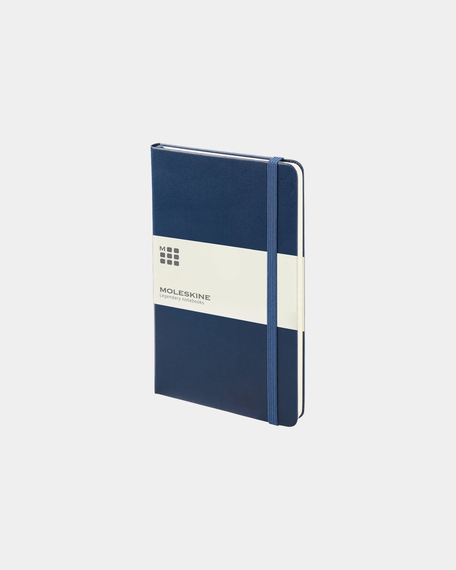 Custom eco-friendly Moleskine Classic L notebook - Sapphire Blue