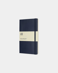 Custom eco-friendly Moleskine Classic L notebook - Sapphire Blue