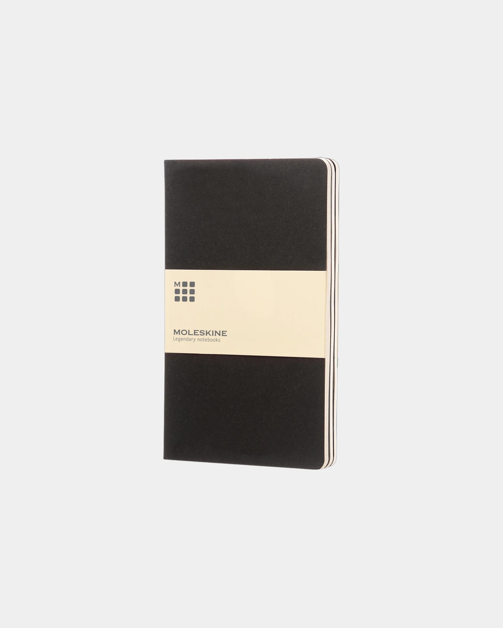 Custom eco-friendly lined notebook Moleskine Journal L - Black