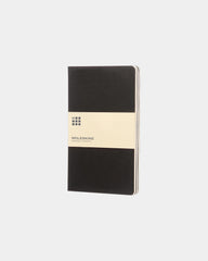 Custom eco-friendly lined notebook Moleskine Journal L - Black