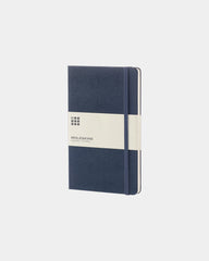 Custom eco-friendly Moleskine Classic L notebook - Sapphire Blue