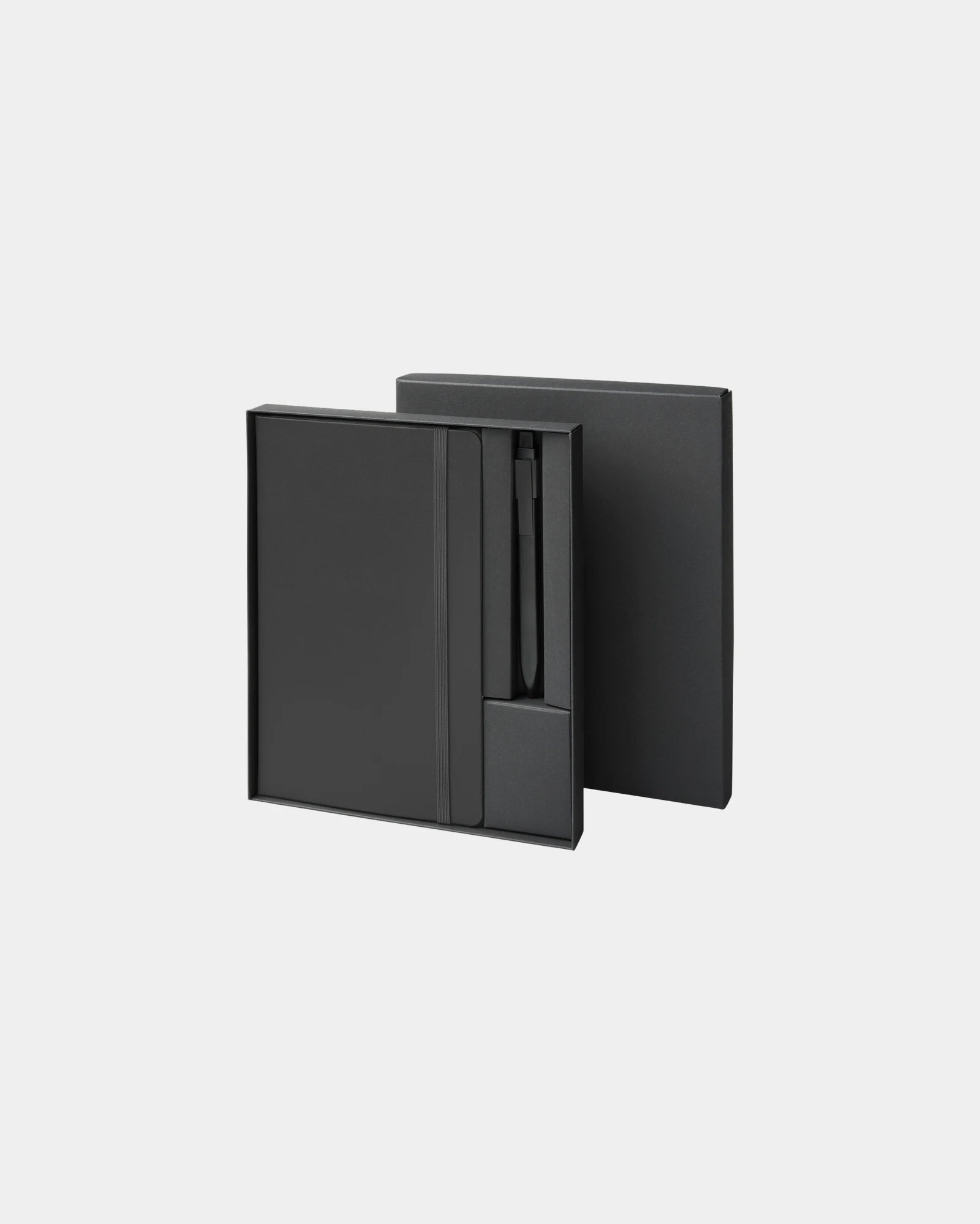 Custom eco-friendly Moleskine gift set with A5 notebook - Black