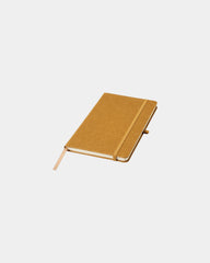 Custom eco-friendly leather A5 notebook - Brown