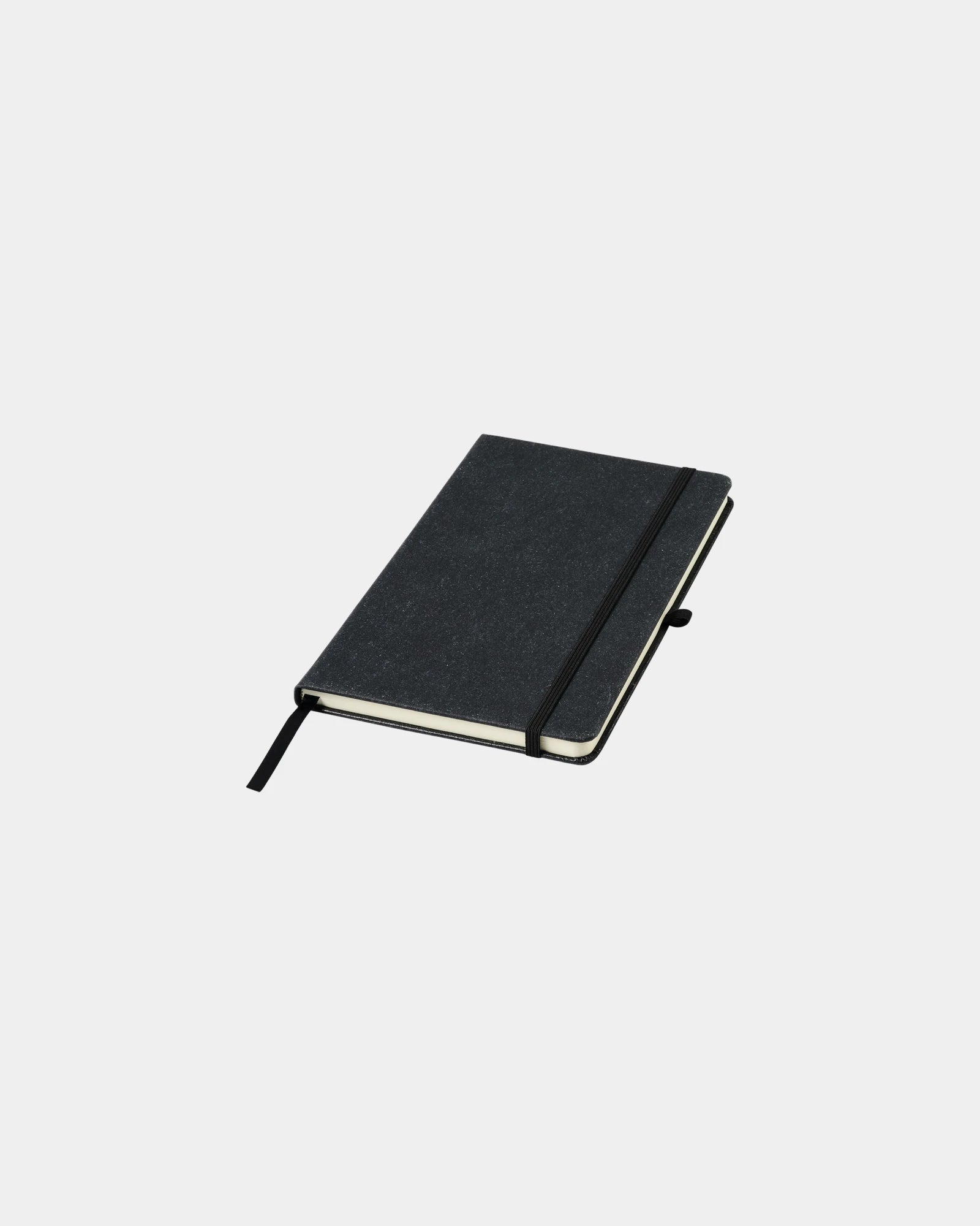 Custom eco-friendly leather A5 notebook - Black