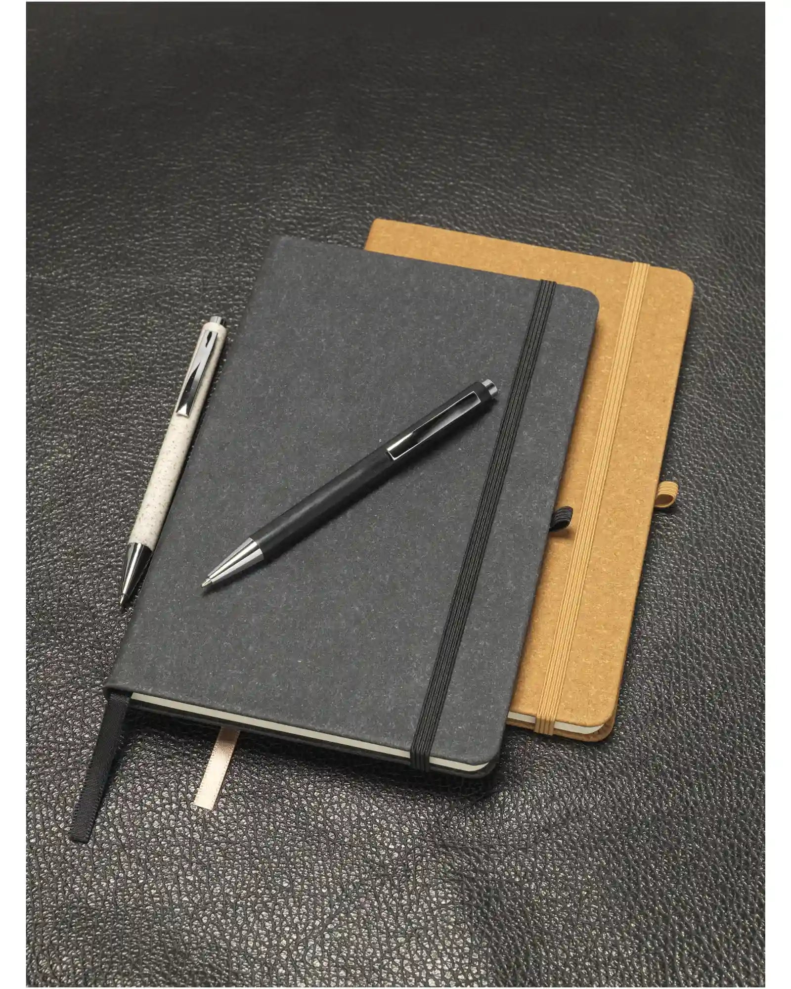 Custom eco-friendly leather A5 notebook - 4