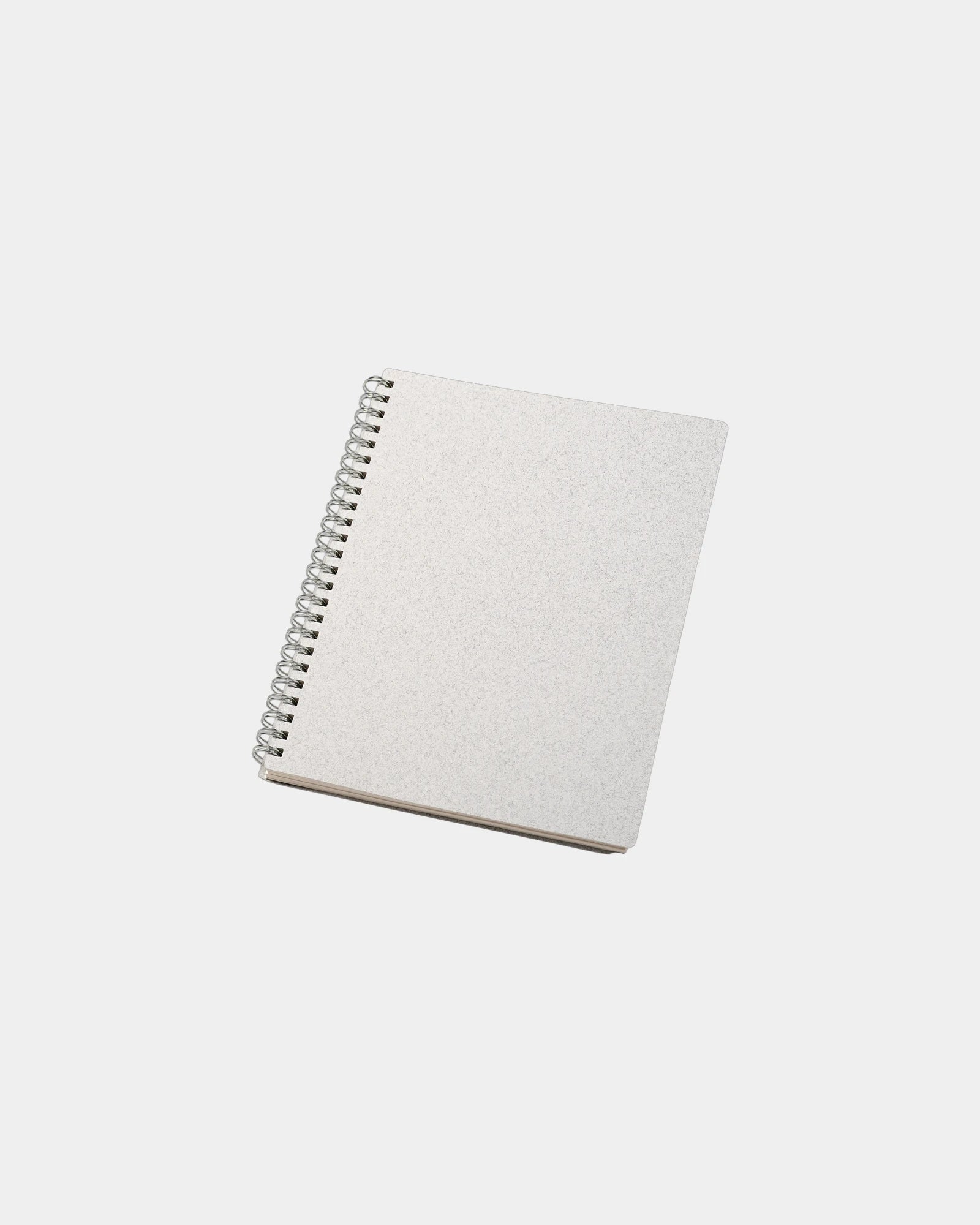 Custom A5 spiral notebook with recycled materials - White