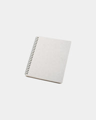 Custom A5 spiral notebook with recycled materials - White