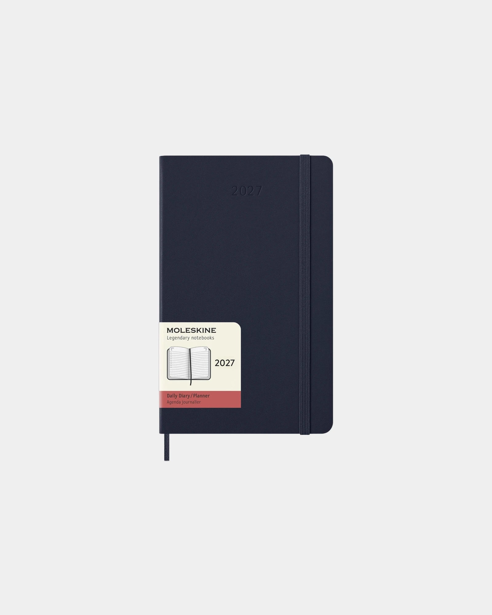 Custom eco-friendly Moleskine daily planner - Sapphire Blue