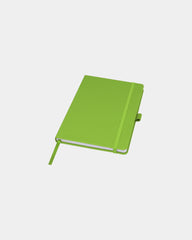Custom recycled paper A5 notebook - Lime