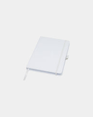 Custom recycled paper A5 notebook - White