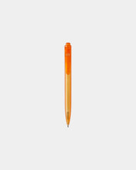 Promotional recycled ocean plastic ballpoint pen - Orange