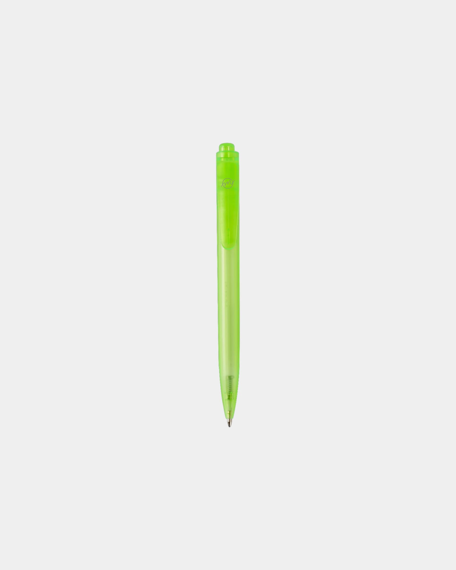 Promotional recycled ocean plastic ballpoint pen - Green