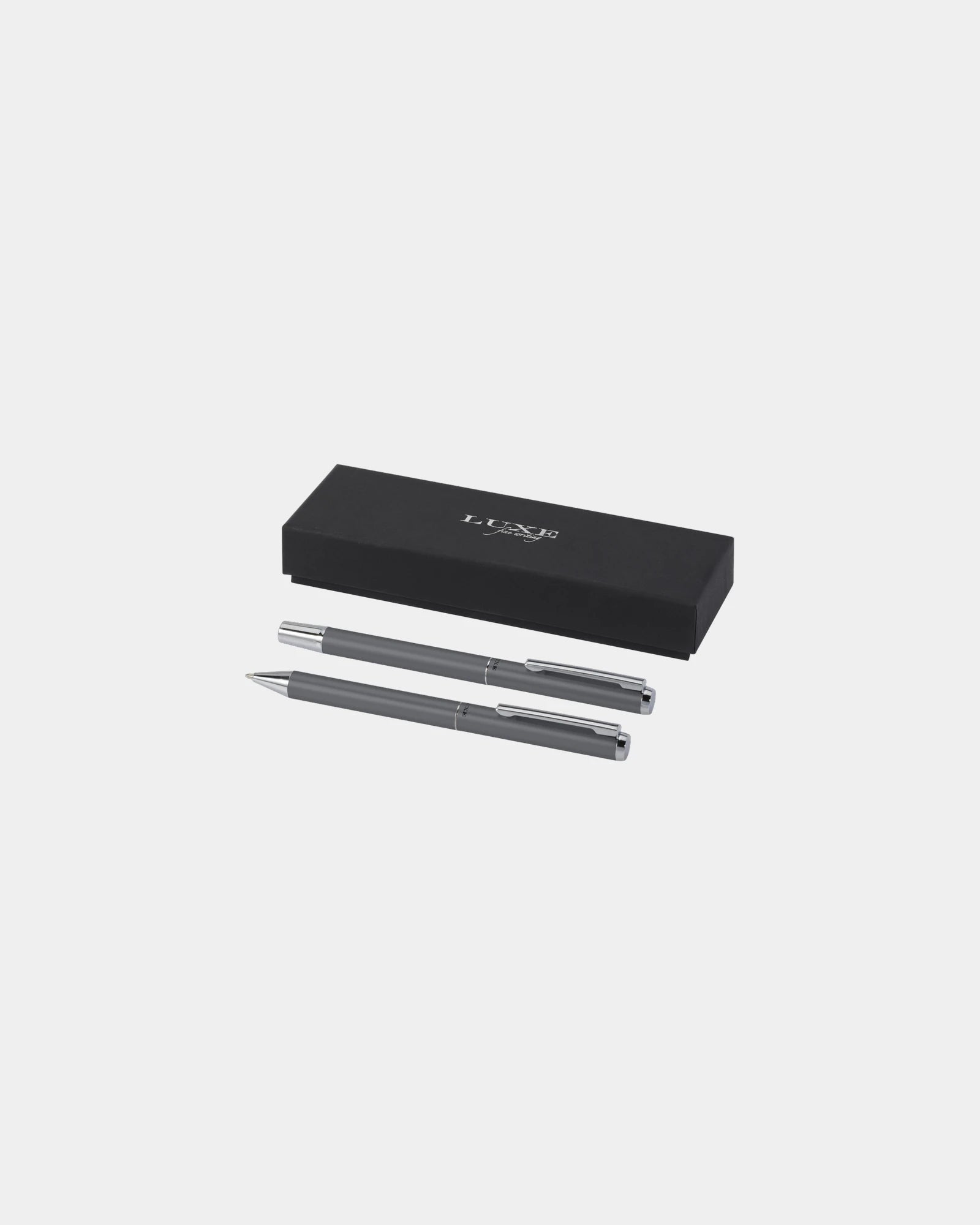 Promotional recycled aluminum pen set - Grey